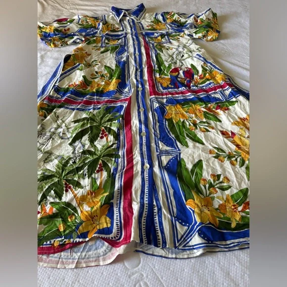 Farm Rio Maxi Dress Women’s Large - Picture 7 of 16